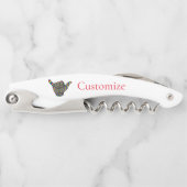 Hawaiian Shaka Psychedelic Thunder_Cove Kellnermesser (Vorderseite)