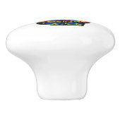 Hawaiian Shaka Psychedelic Thunder_Cove Keramikknauf (Seitenansicht)