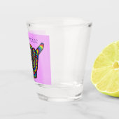 Hawaiian Shaka Psychedelic Thunder_Cove Schnapsglas (Rechts)