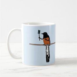 Hawaiian Shama Bird Selfie Kaffeetasse
