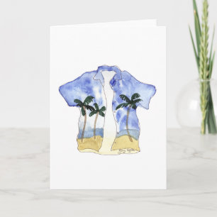 Hawaiian Shirt Cards Karte