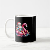Hawaiian Shirt Santa Flamingo Floatie Christmas In Kaffeetasse (Links)
