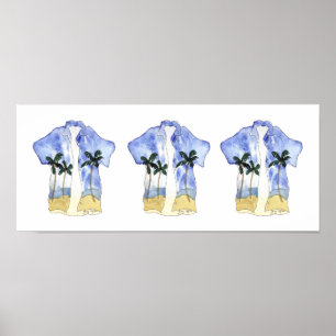Hawaiian Shirts Posters and Prints Poster
