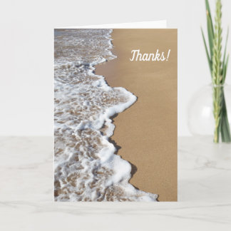 Hawaiian Shoreline Folded Thank You Card Dankeskarte