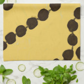 Hawaiian Style Kukui Nut Custom Kittuch Geschirrtuch (Gefaltet)