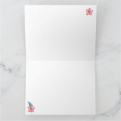 Hawaiian Sunrise Plumeria Karte (Innenseite)