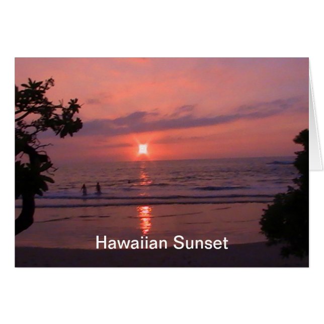 Hawaiian Sunset (Vorderseite (Horizontal))