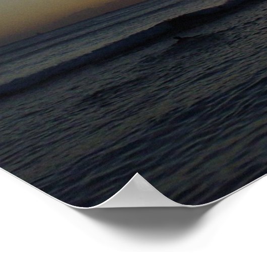 Hawaiian Sunset 4 Poster (Ecke)