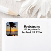 Hawaiian Sunset and Palm Tree (Insitu)