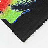 Hawaiian Sunset Coco Palms Fleecedecke (Ecke)