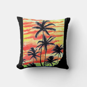 Hawaiian Sunset Coco Palms Kissen