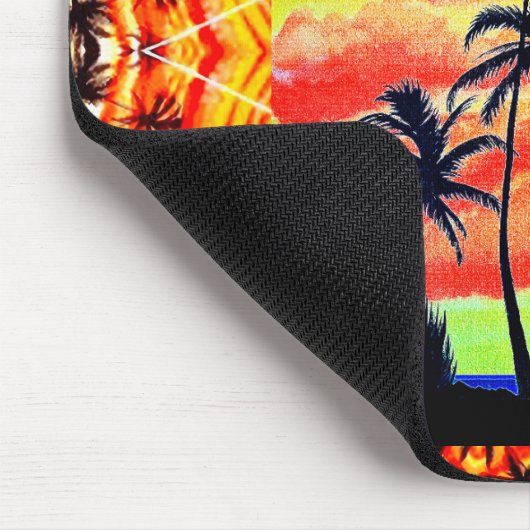 Hawaiian Sunset Coco Palms Mousepad (Ecke)