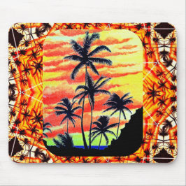 Hawaiian Sunset Coco Palms Mousepad