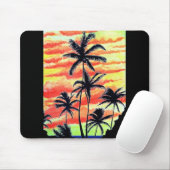 Hawaiian Sunset Coco Palms Mousepad (Mit Mouse)