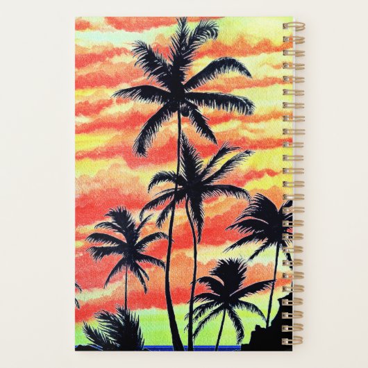 Hawaiian Sunset Coco Palms Planer (Rückseite)