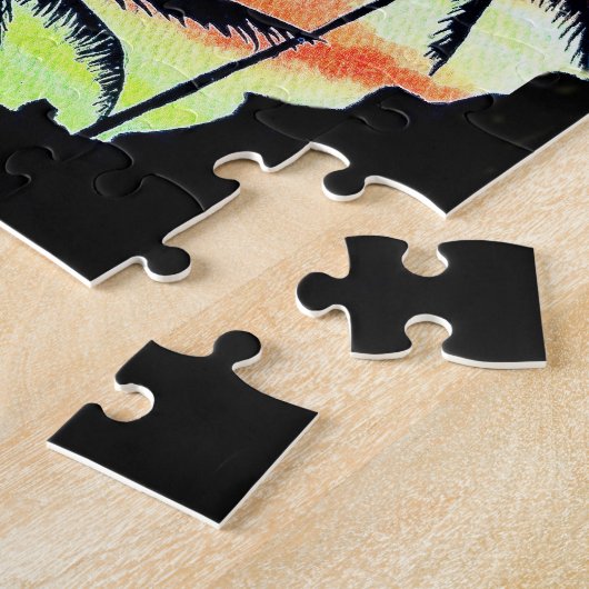 Hawaiian Sunset Coco Palms  Puzzle (Seite)
