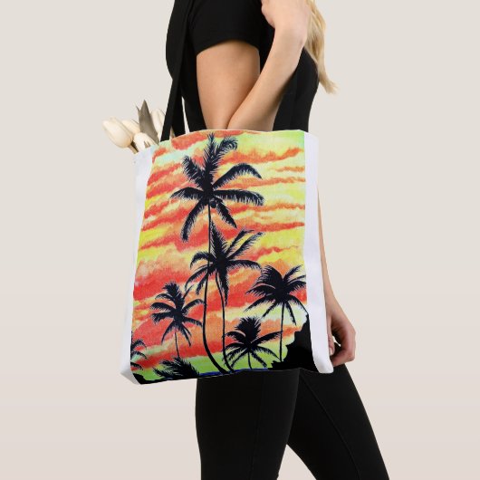 Hawaiian Sunset Coco Palms Tasche (Von Nahem)