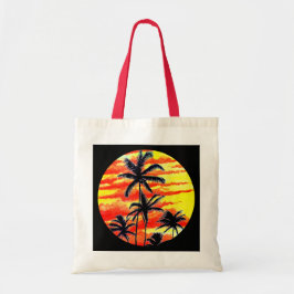 Hawaiian Sunset Coco Palms Tragetasche