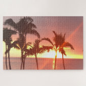 Hawaiian Sunset Foto Designed Puzzle (Horizontal)