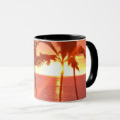 Hawaiian Sunset Foto entwickelt Tasse (VorderseiteRechts)