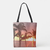 Hawaiian Sunset Foto entworfen Tote Bag Tasche (Rückseite)