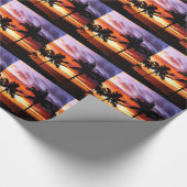 Hawaiian sunset geschenkpapier (Ecke)