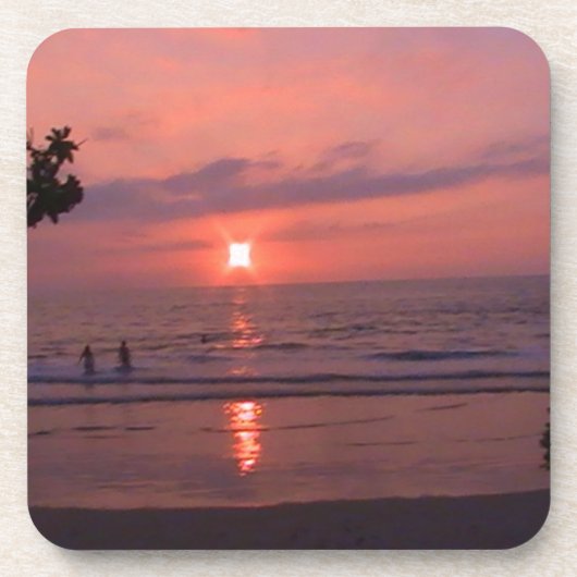 Hawaiian Sunset Getränkeuntersetzer (Vorderseite)