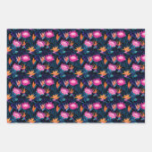 Hawaiian Sunset Glow: Protea Wrapping Paper Geschenkpapier Set (Vorderseite 3)