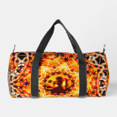 Hawaiian Sunset Hula Palms Duffle Bag (Rückseite)