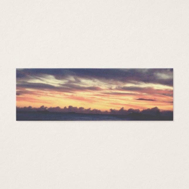 Hawaiian Sunset Mini Lesezeichen (Vorderseite)