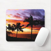 Hawaiian sunset mousepad (Mit Mouse)