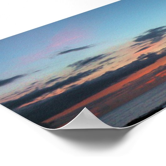 HAWAIIAN SUNSET POSTER (Ecke)