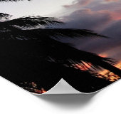 Hawaiian sunset poster (Ecke)