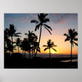 Hawaiian Sunset Poster (Vorne)