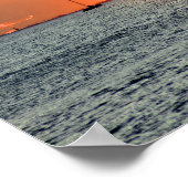Hawaiian Sunset Poster (Ecke)