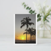 Hawaiian Sunset Postkarte (Stehend Vorderseite)