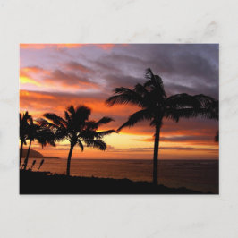 Hawaiian Sunset Postkarte