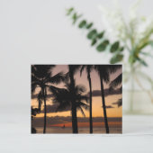Hawaiian Sunset Postkarte (Stehend Vorderseite)