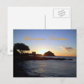 Hawaiian Sunset Postkarte (Vorne/Hinten)