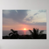Hawaiian Sunset Print Poster (Vorne)