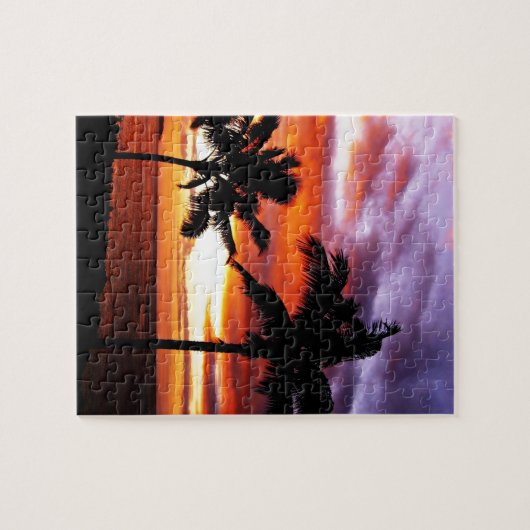 Hawaiian sunset puzzle (Horizontal)