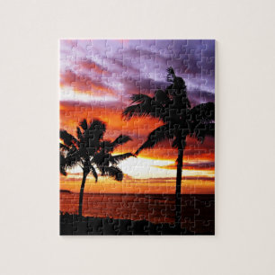 Hawaiian sunset puzzle
