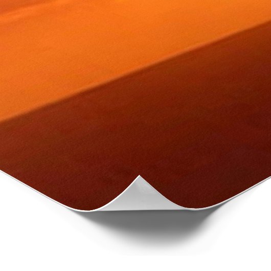 Hawaiian Sunset Sky Poster Print (Ecke)