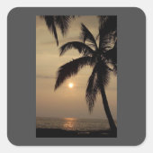 Hawaiian Sunset Sticker (Vorderseite)