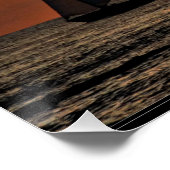 Hawaiian Sunset, Waikiki Beach, Poster (Ecke)