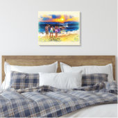 Hawaiian Surf Girls Leinwanddruck (Insitu (Schlafzimmer))