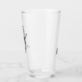 Hawaiian Surf Typ Water Beer Brille Glas (Links)