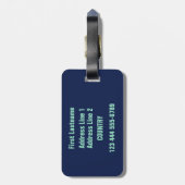 Hawaiian Surfer benutzerdefiniertes Gepäckstück Gepäckanhänger (Rückseite vertikal)