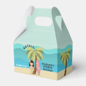 Hawaiian Surfer Girl Geschenkschachtel (Rückseite)