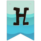 Hawaiian Surfer Girl Wimpelkette (Zweite Fahne)